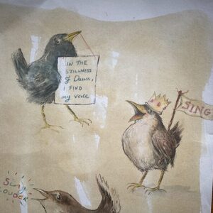 Nicolour sketchbook birdswatercolour