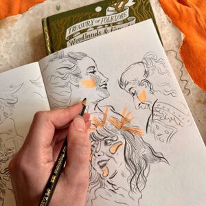 Nicolour sketchbook pencildrawing header